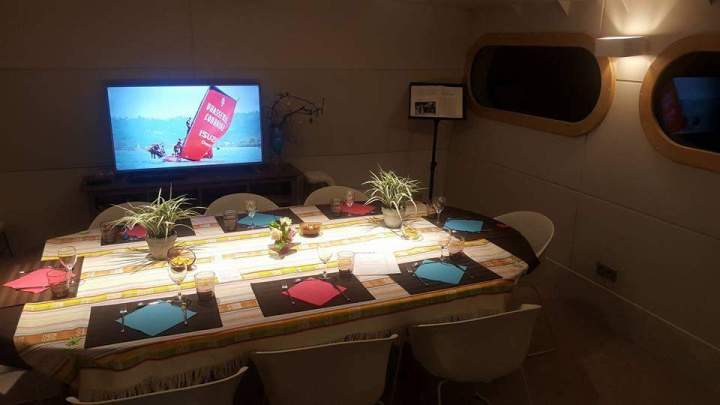 Salle à louer sur une péniche à Conflans-Sainte-Honorine